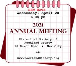 2021 Annual Meeting - New Date Image